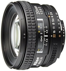Nikon 単焦点レンズ Ai AF Nikkor 20mm f/2.8D フルサイズ対応