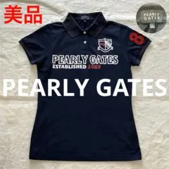 美品 PEARLY GATES パーリーゲイツ ポロシャツ レディース 1 M