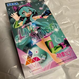 セガ 初音ミク　Luminasta -ライブステージ- フィギュア 　送料込　正規非売品