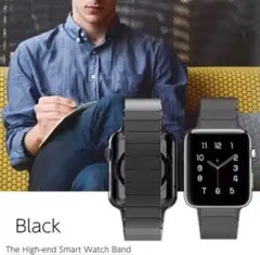 【新品送料無料】Apple Watch バンドベルト　ブラック　42/44mm