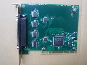 ★【中古】CONTEC シリアル通信 PCI ボード RS-232C 4ch COM-4(PCI)H★