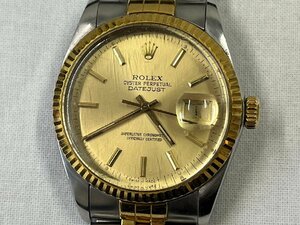 【不動品】ROLEX DATEJUST ロレックス デイトジャスト オイスター パーペチュアル メンズ 自動巻き 腕時計 中古品 RA-01