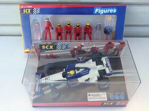 ★TECNI-TOYS//SCX Willams F1 BMW スロットカー 1/32 ウイリアムス・フィギアセット・未使用・保管品・１円スタート！格安！！★