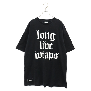 WTAPS ダブルタップス 22SS LONG LIVE ロング ライブ 半袖Tシャツ ブラック