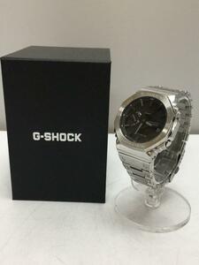 CASIO◆Bluetooth搭載フルメタルソーラー電波腕時計_G-SHOCK/アナログ/ステンレス