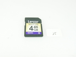 M80-25☆Lexar SDカード 4GB