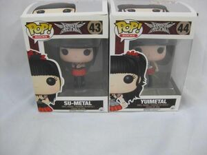 【同梱可】中古品 BABYMETAL ベビメタ POP! 43 44 YUIMETAL SU-METAL フィギュア グッズセット