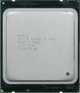 2個セット Intel Xeon E5-2667 SR0KP 6C 2.9GHz 15MB 130W LGA2011 DDR3-1600