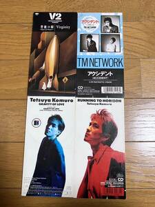 8cm CD シングル V2 「背徳の瞳」 小室哲哉「RUNNING TO HORIZON」「GRAVITY OF LOVE」TM NET WORK「アクシデント」 YOSHIKI　TMN X Japan