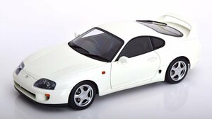 LCD Models 1/18 ダイキャストモデル 1993年モデル トヨタ TOYOTA - SUPRA MKIV (A80) COUPE 1993 w/Lift 整備用リフト付き ホワイト