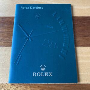 2108【希少必見】ロレックス デイトジャスト 冊子 ROLEX DATEJUST 定形94円発送可能