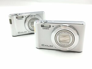 ♪▲【CASIO カシオ】コンパクトデジタルカメラ 2点セット EX-ZS240 まとめ売り 0516 8