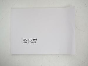 USED SUUNTO D4i ダイブコンピュータ 取扱説明書 [32902]