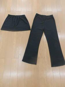 ICHIOKU　黒パンツスカート