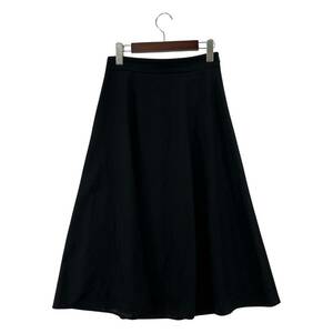 ゆうパケットOK UNTITLED アンタイトル フレア スカート size2/ブラック レディース