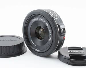 ★【限定！美品 超人気 パンケーキ】 Canon EF40ｍｍ F2.8 STM ブラック ★ フルサイズ対応 2112546