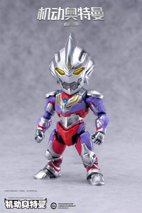 創新点 ULTRAMAN SUIT TIGA 正規品 ライトアップ機能あり ウルトラマン スーツ ティガ Action Q版 InnovationPoint 可動 フィギュア セブン