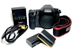 Canon キャノン EOS 7D デジタル一眼レフカメラ ボディ バッテリー 充電器 付属品 通電確認済 中古