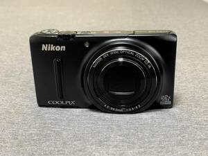 送料無料 Nikon ニコン COOLPIX S9500 クールピクス デジタルカメラ デジカメ コンパクト ブラック 黒