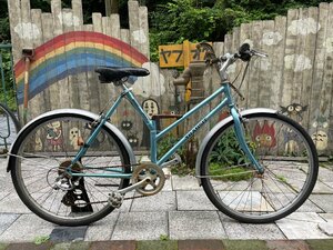 【1172】【未整備・ステム固着有、乗れました】『折り畳み自転車』 ブリヂストン トランジット スポーツ TRANSIT SPORT 引取可/発送不可