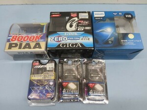 6点セット☆PIAA/IPFなど ①SPARK8000/8000K ②XP-10/LEDハイパワーウェッジ7000Kなど 車用ライト ピア アイピーエフ USED 92889☆！！