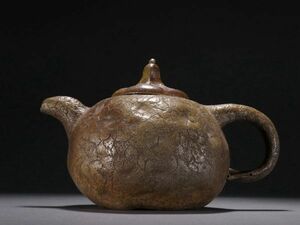 古びた蔵『明 供春製 陶磁器 紫砂急須 供春紫砂茶壺』極細工 急須 茶道具 古賞物 古美術 中国古玩