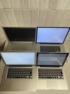 送料無料 ジャンク品 APPLE PowerBook G4 & MacBook Pro & MacBook Air 合計6台セット A1278 / A1286 / A1297 / A1085 / A1237 /A1370