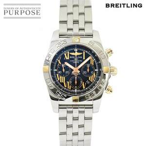 ブライトリング BREITLING クロノマット44 ビコロ IB0110 クロノグラフ メンズ 腕時計 PG デイト 自動巻き Chronomat44 90196005