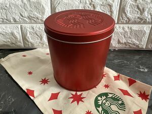 【オンライン限定】新品 スターバックス VIA ホリデー レッド 赤 キャニスター 缶 オリジナル缶 STARBUCKS スタバ クリスマス