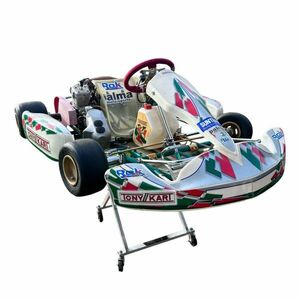 【引き取り限定】TONYKART トニーカート/レーシングカート/ゴーカート/ ROK 現状品 スタンド付き