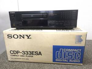 【送料無料】Sh0411-04◯SONY ソニー CDプレーヤー CDP-333ESA コンパクトディスクプレーヤー ジャンク