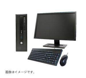 中古パソコン デスクトップ 22型液晶セット Office付 Windows 7 HP ProDesk 600 G1 Core i5 第四世代4570 3.2G～ メモリ4G HDD500GB DVD