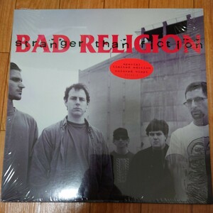 Bad Religion - Stranger Than Fiction Limited Edition Red Translucent シュリンク ステッカー shrink sticker
