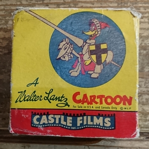 40s vintage woody woodpecker castle film walter lantz cartoon 8mm ウッドペッカー フィルム 希少