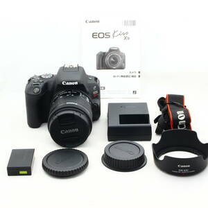 Canon デジタル一眼レフカメラ EOS Kiss X9 ブラック レンズキット #2404014