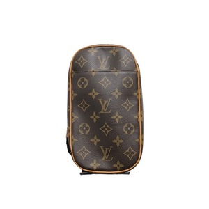 ルイ・ヴィトン LOUIS VUITTON ポシェットガンジュ M51870 ブラウン モノグラムキャンバス ショルダーバッグ ユニセックス 中古