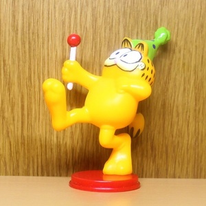 ガーフィールド　フィギュア　PVC　帽子　台付き　Garfield 　アメトイ　アメリカ　キャラクター　ネコ