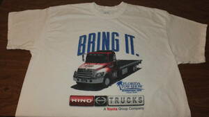 【北米仕様】US HINO TRUCK 積載車 TシャツサイズXXL 2XL フロリダレッカーショー USDM 高速有鉛 JDM 世田谷ベース TOWING日野 リカバリー