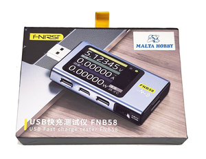 FNIRSI FNB58 多機能USBテスター QC3.0/PD3.0/FCP/SCP/AFC/VOOC/WARP，DC4V-28V，0A-7A，0W-140W