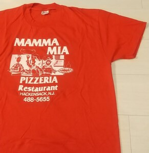 古着/Tシャツ/MAMMA MIA、PIZZERIA Restaurant/Stedman Hi-Cru/ステッドマン/80