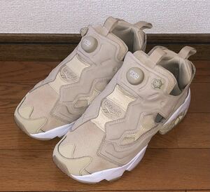 良品 REEBOK INSTA PUMP FURY OG FZ4428 US6.5 24.5cm リーボック インスタ ポンプフューリー オリジナル ベージュ ホワイト 白 instapump