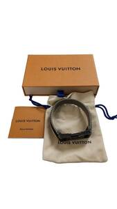 【中古品】 LOUIS VUITTON ルイ ヴィトン ブラスレ ファストクリップ ブレスレット M6518E モノグラムエクリプス キャンバス 箱有 A60859RD