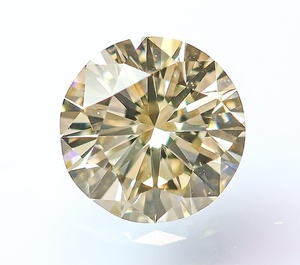 【１００円～】VS1！0.706ｃｔ 天然ダイヤ VERY LIGHT BROWNISH YELLOW（ナチュラルカラー）Very Good！