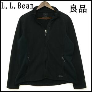 ★良品★ L.L. Bean エルエル ビーン ジップアップ ブルゾン ブラック メンズ アウター アウトドア キャンプ スポーツ ジャケット LL