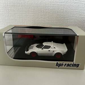 未使用 Lancia Stratos HF plain Color Model:White 8197 hpi ミニカー 1/43スケール