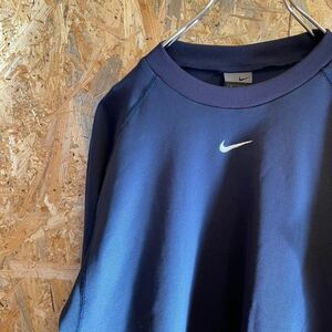 [KWT4797] NIKE ナイキ 長袖Tシャツ メンズ ネイビー M ポス