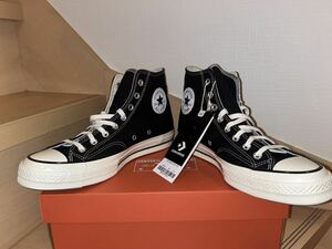 新品27cm CONVERSE Chuck Taylor All Star70 HI BLACK CT70 コンバース チャックテイラー ハイ 70 ブラック 142334C 