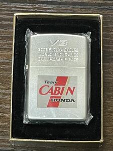 zippo Team CABIN HONDA V3 限定品 チーム キャビン ホンダ2002年製 2002 SUZUKA 8 HOURS 両面デザイン デットストック ケース 保証書