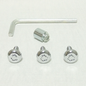 盗難防止!★マックガード ナンバープレートロックボルト【M6×20mm 普通車用3本入り】③ 品番=76030 ※汎用品◆送料=全国一律140円～★即決