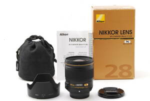 [美品] Nikon AF-S 28mm f/1.8 G Prime Lens in Box F mount DSLR ニコン 一眼レフ カメラ 単焦点 レンズ NL-00457